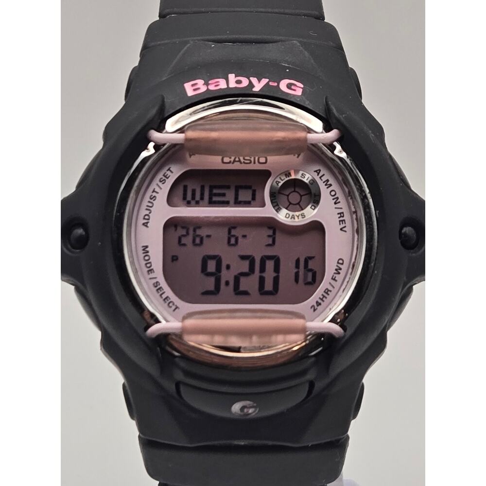 Casio Baby-G Digital Watch Pink Resin Shock Resistant Sport Series BG-169M